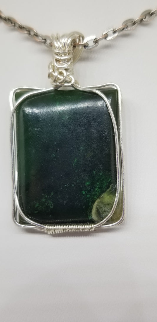 Montana Jade in Sterling Silver