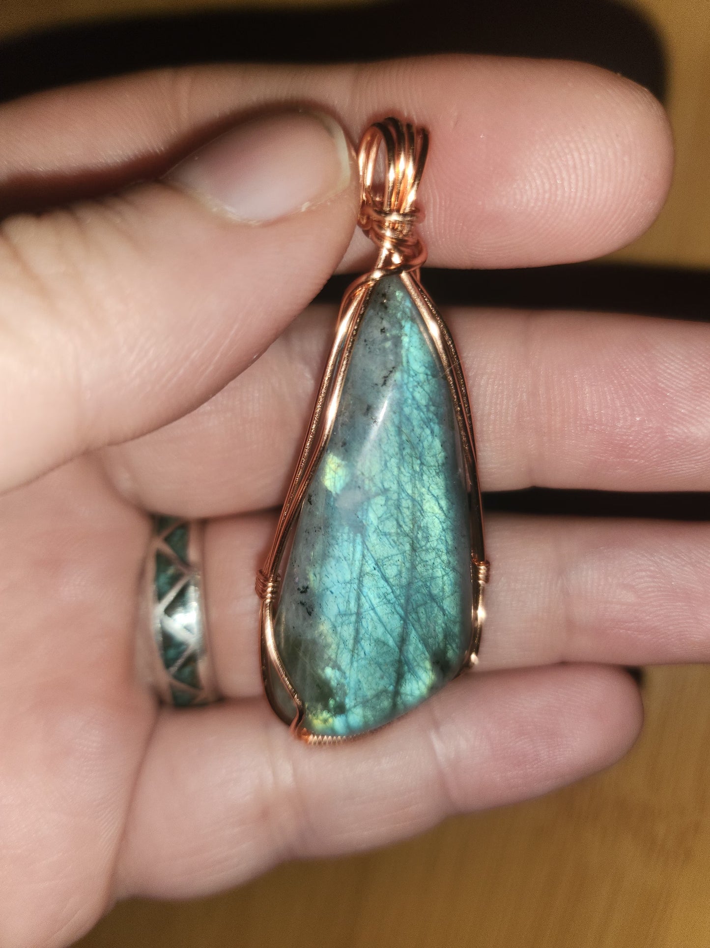 Labradorite in Copper