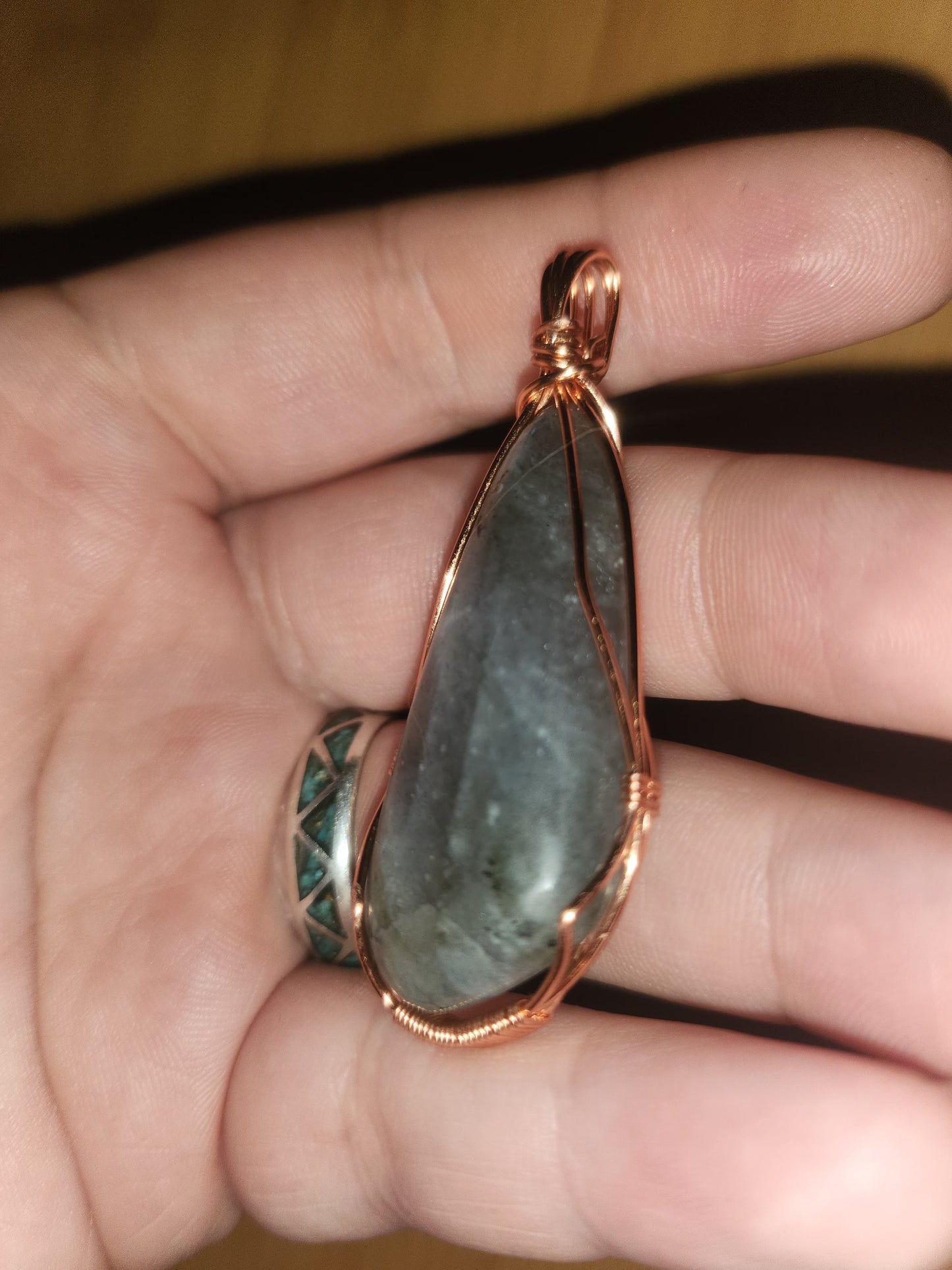 Labradorite in Copper